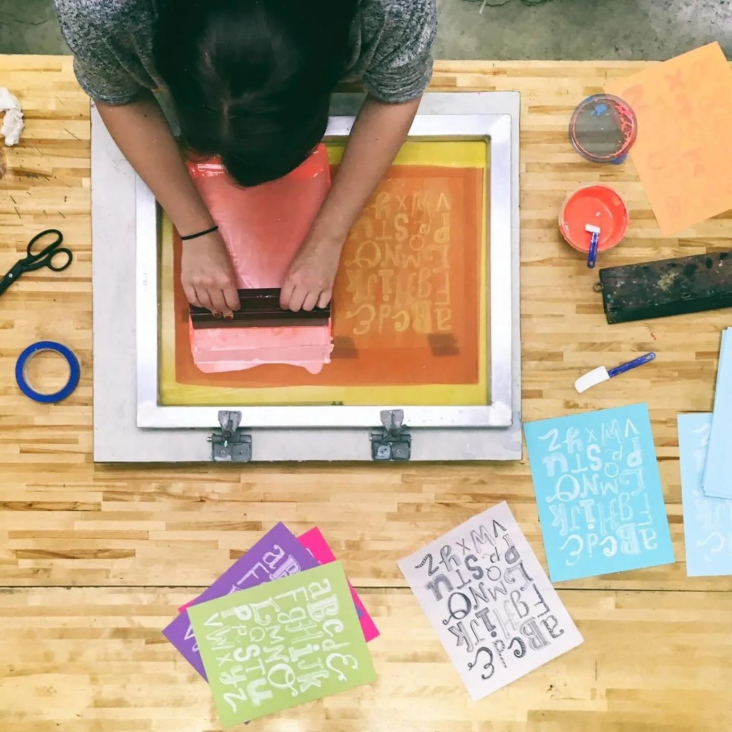 2016 was the start of it all. 

I drew the first Lettering Works logo while on winter break.

I sold Valentine&rsquo;s cards in the Student Center and got my first write up in the college newspaper.

I self-published my first book, Just my Type of Le