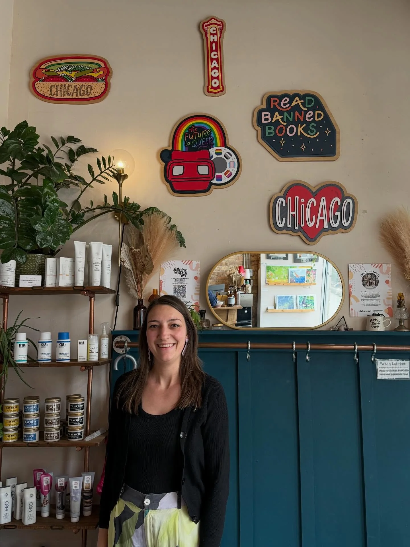 Overdue wooden sign update! ✨

You can now find select signs on display (and available for purchase) at:
❤️ Penny Lane Studios (Logan Square)
🧡 Jenny G&rsquo;s Art Supply (Ravenswood)
💛 Paperish Mess (West Town)
💙 Chicago History Museum (Lincoln P