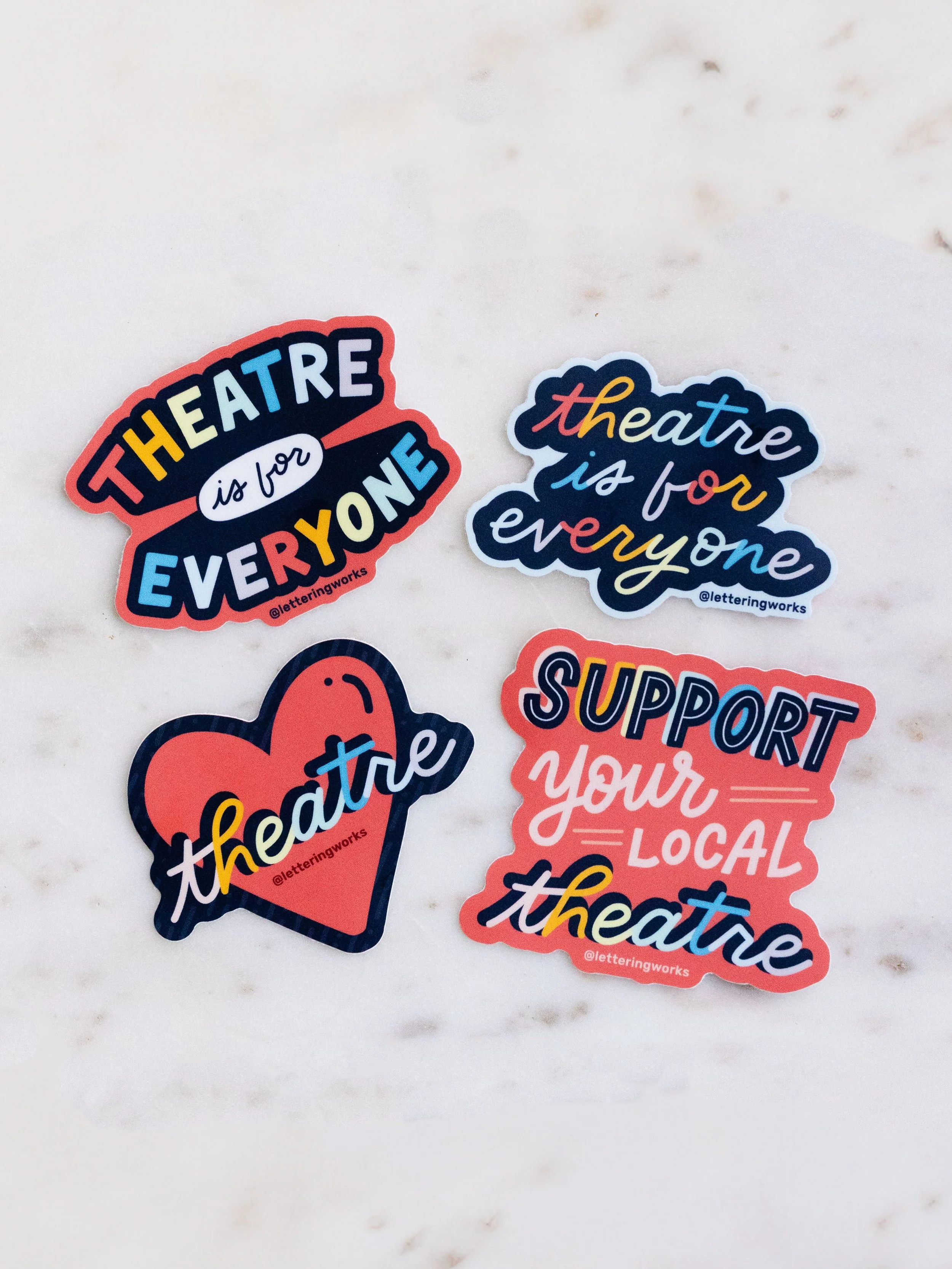 I collaborated with the League of Chicago Theatres on a new collection of theatre-lover-inspired stickers!! 🎭💕 

Where are my fellow theatre lovers at? I&rsquo;d love to hear which design(s) you like best! 

📸: @violetandivyphotography

As October