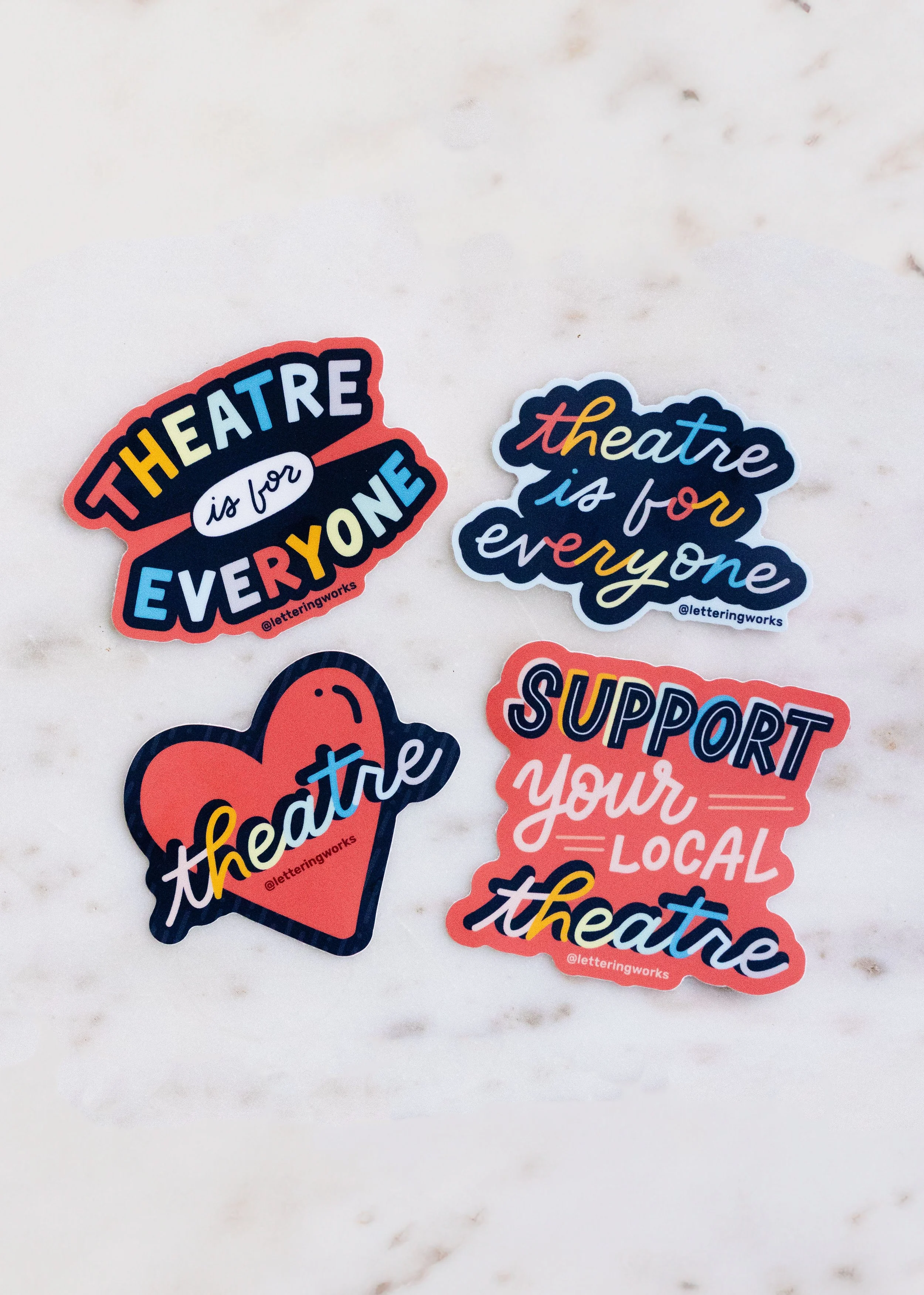 Theatre Lover Stickers (Multiple Styles Available)