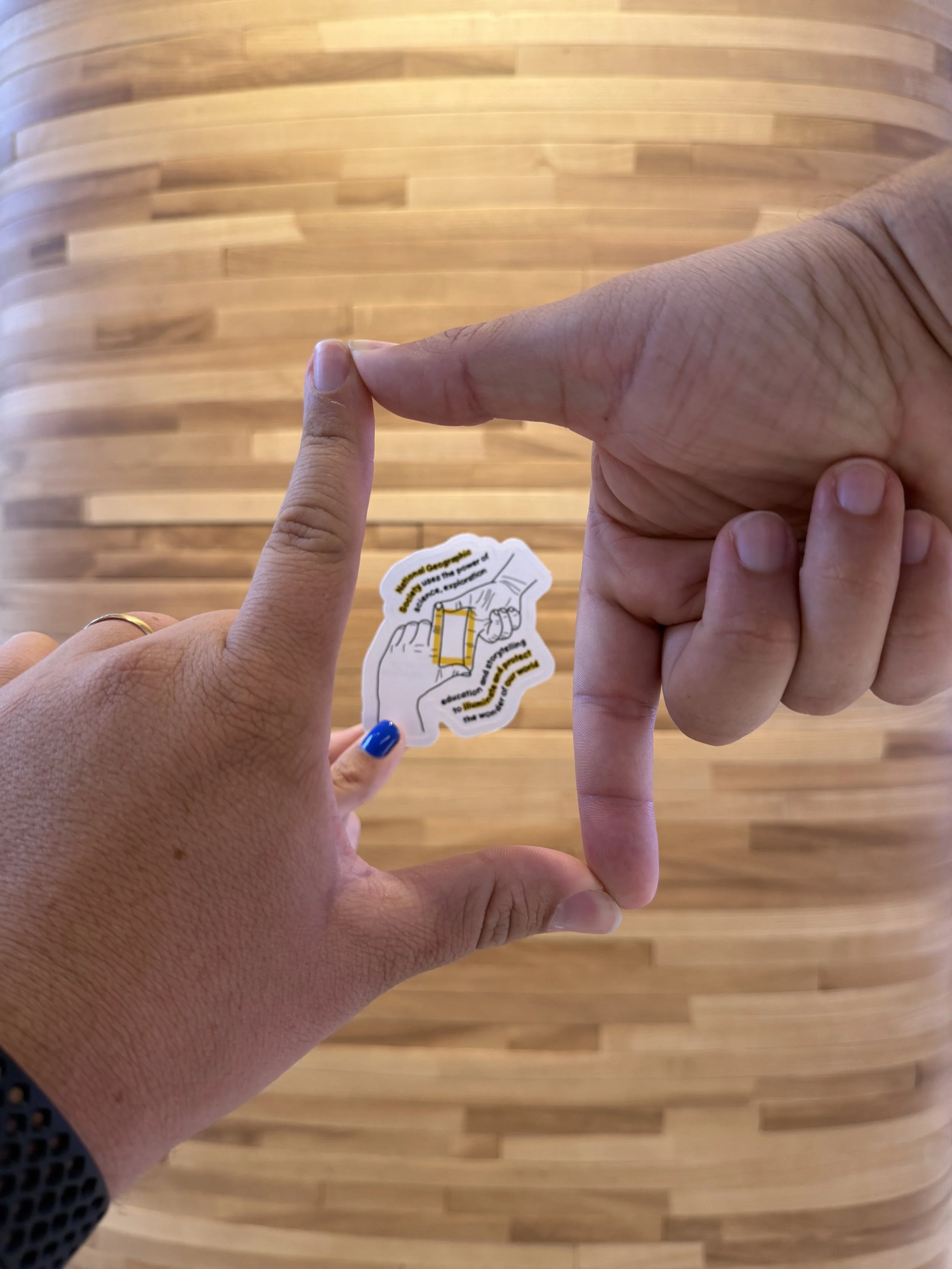 Custom Mission Hands sticker for the MOE