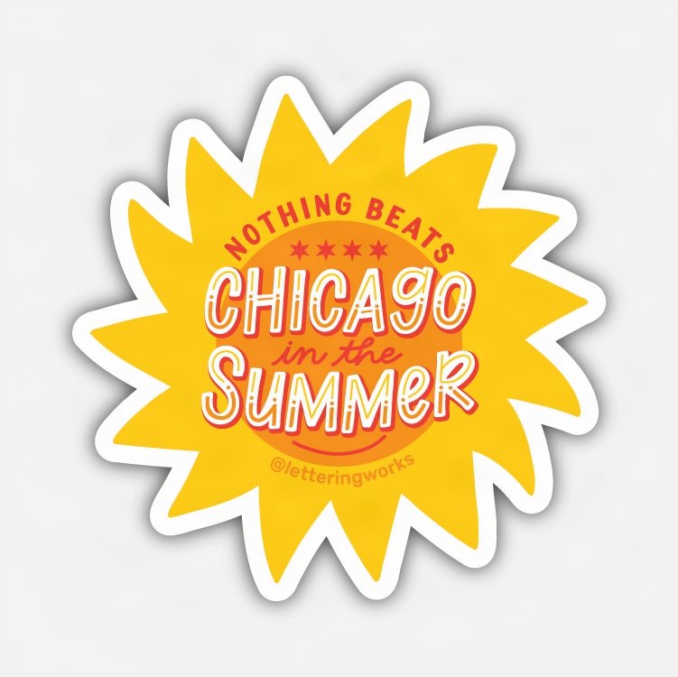 ChicagoSouvenirs-LetteringWorks-Sticker-ChicagoSummerSun - Cr.jpg