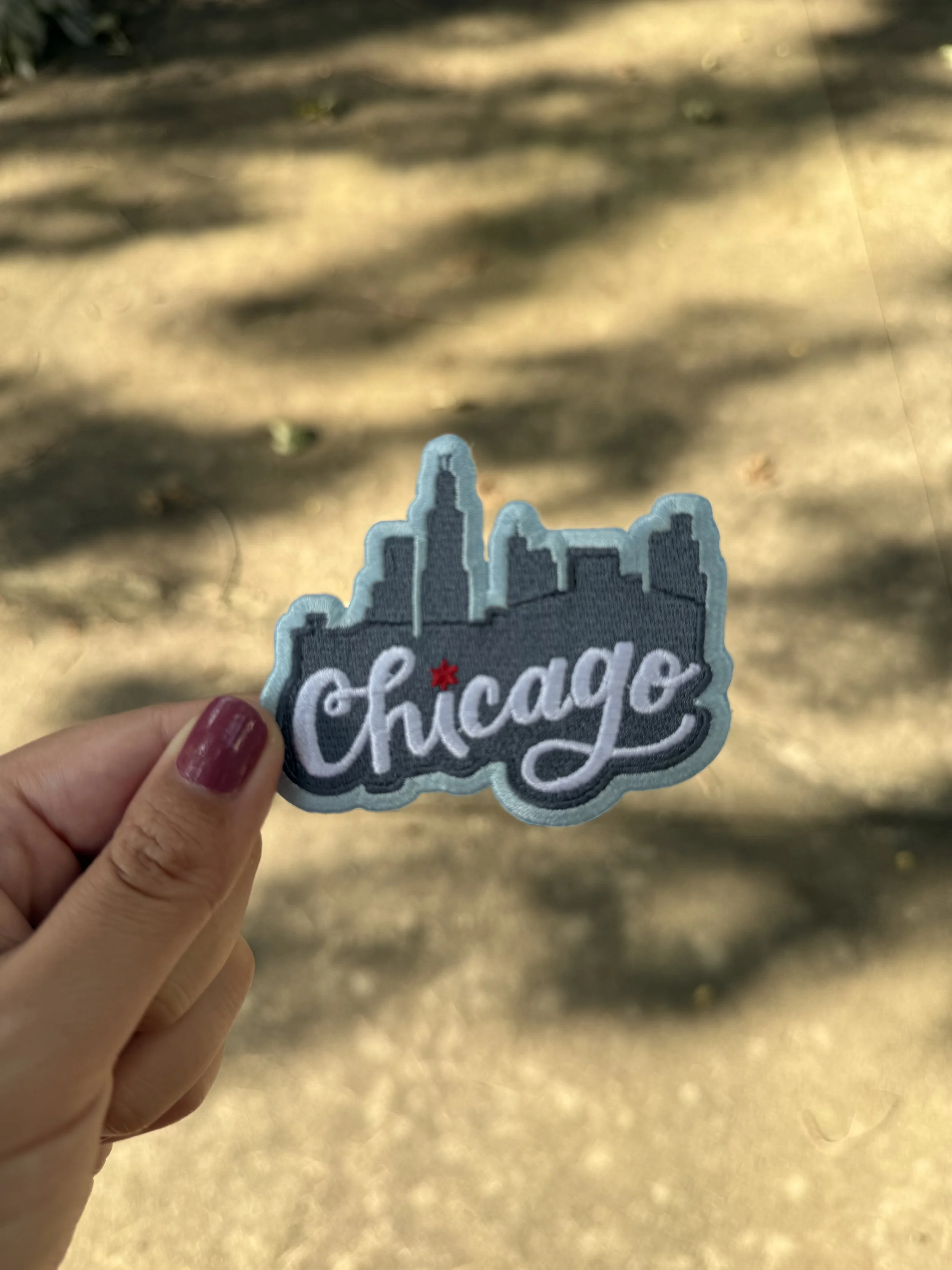 Chicago Skyline Embroidered Patch