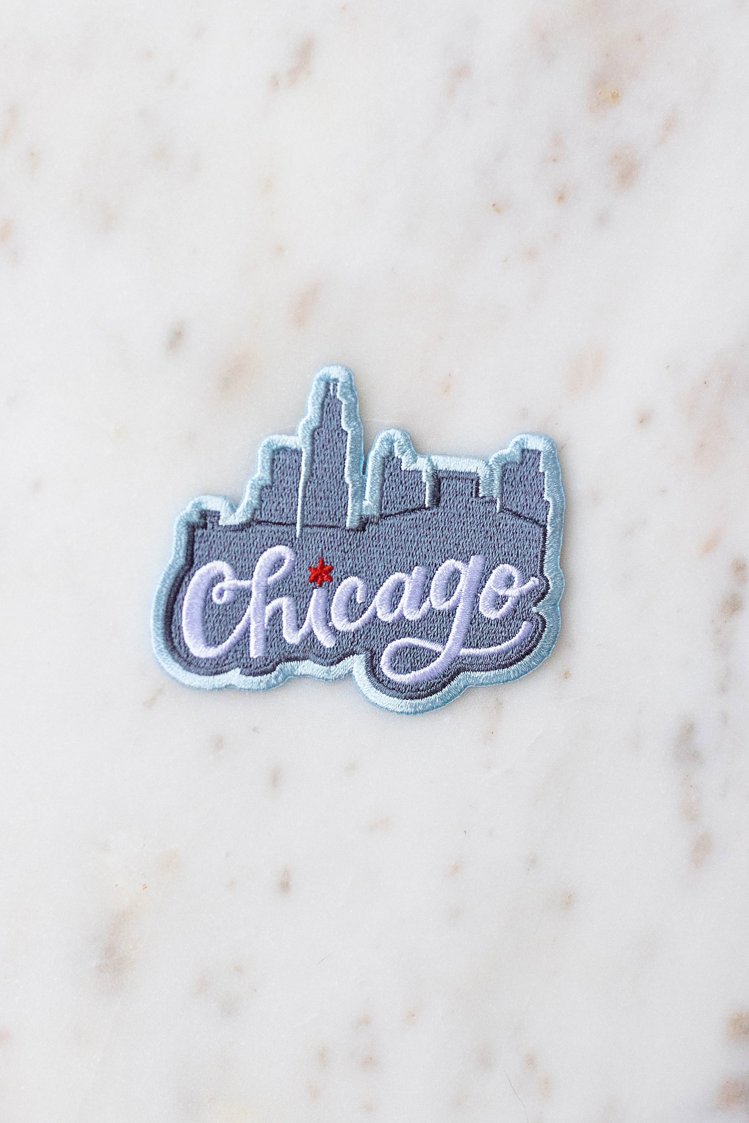 Chicago Skyline Embroidered Patch