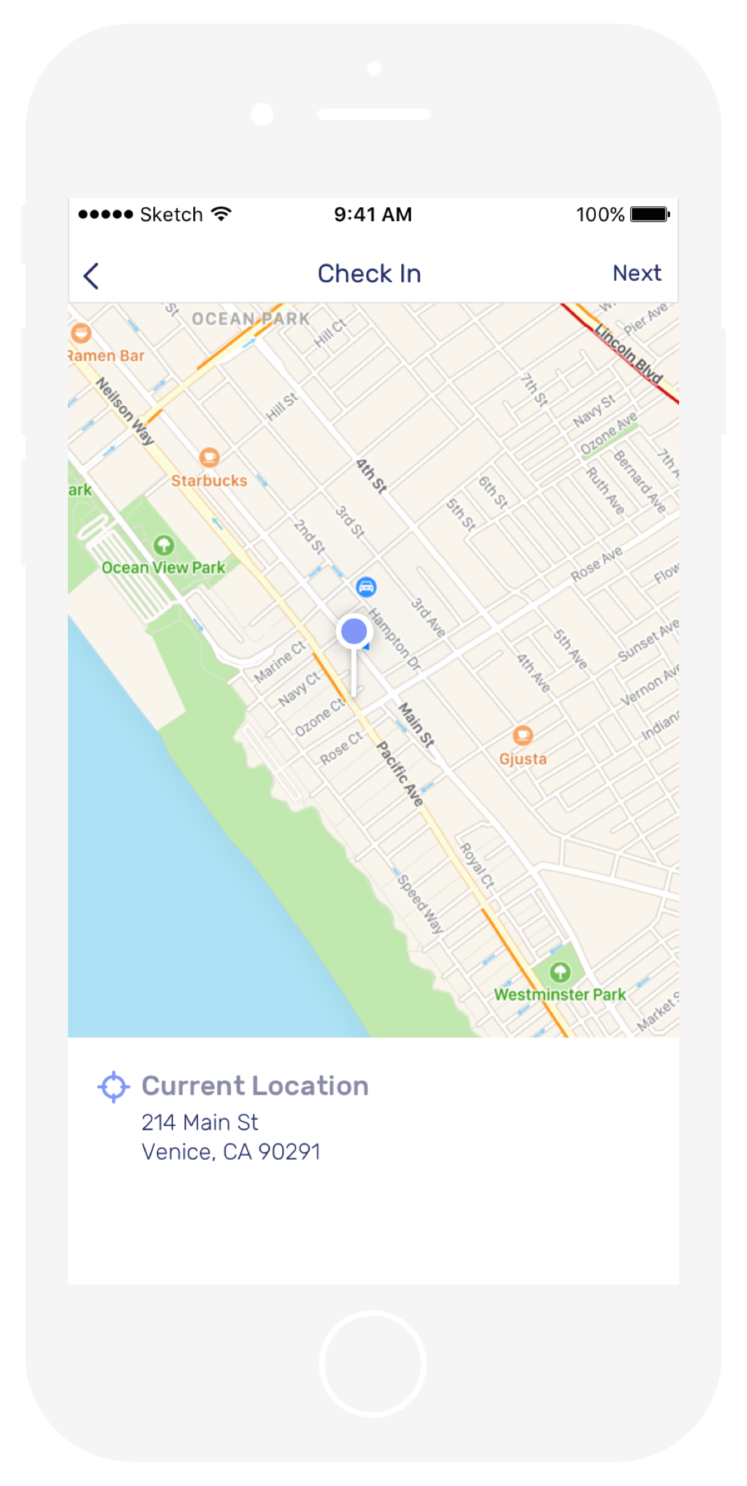 Geo Check-in