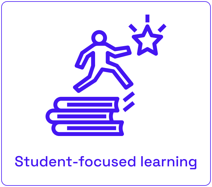 Student-focused learning icon