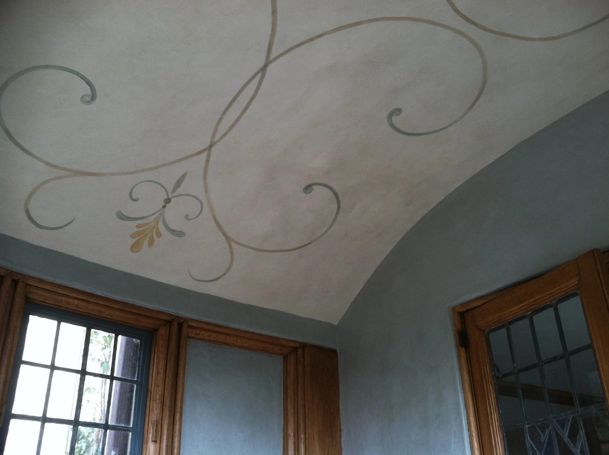 Handpainted Ceiling. Montclair, NY