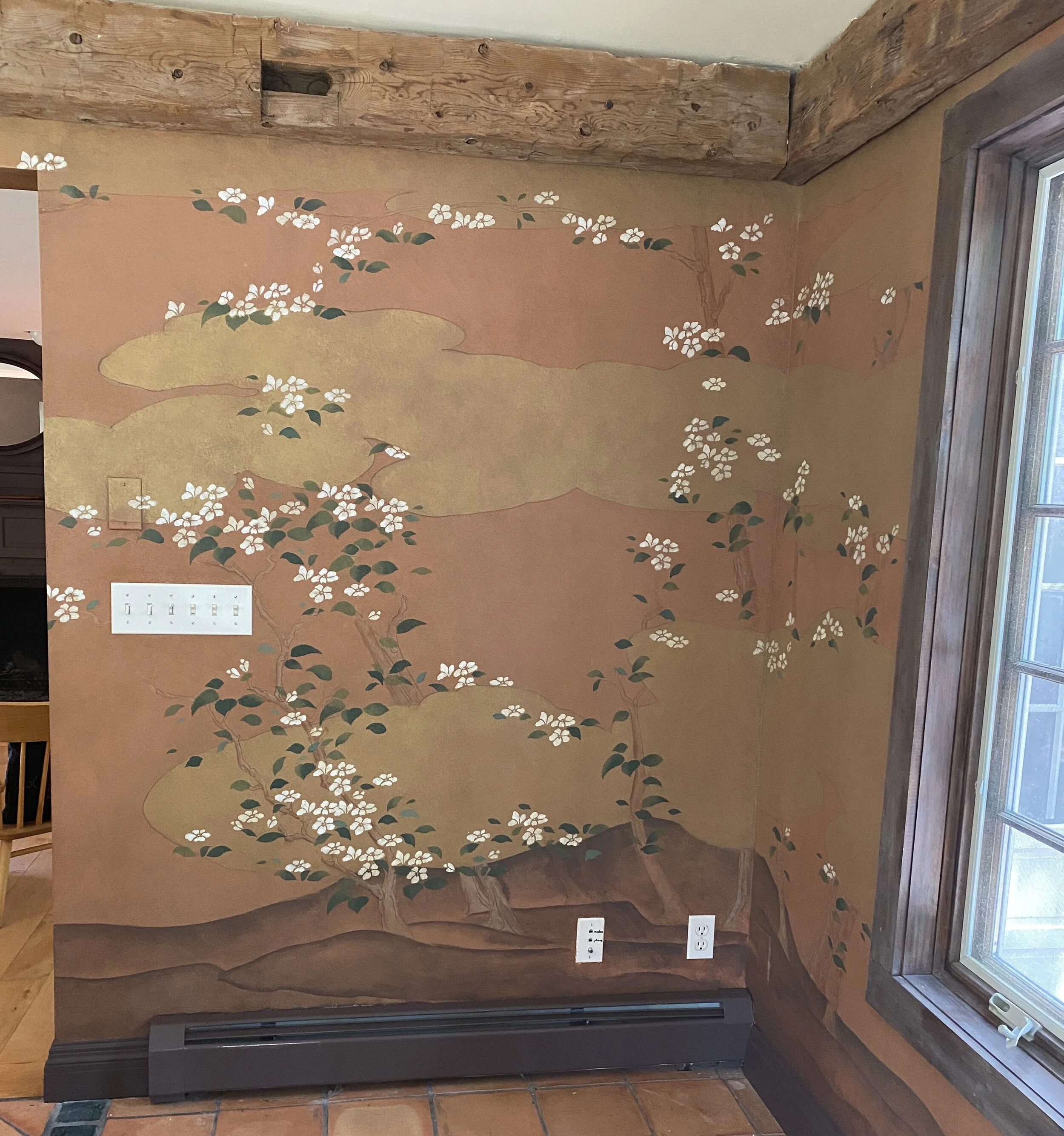 Hand Painted Wall, Garrison, NY