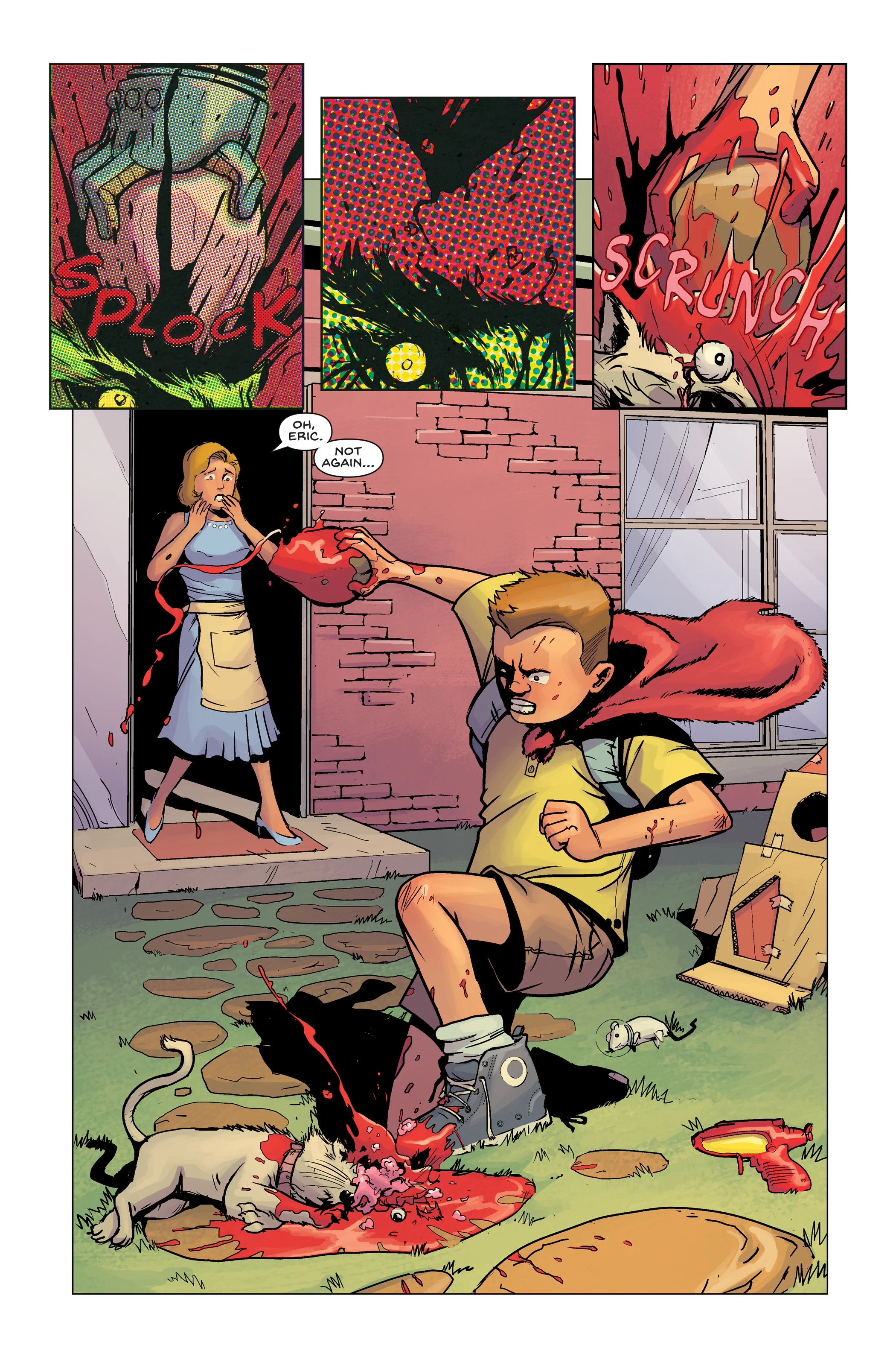 Written by: Chas! Pangburn Pencils and Inks by: Sebastian Piriz Colors by: Tamra Bonvillain Letters by: Chas! Pangburn
