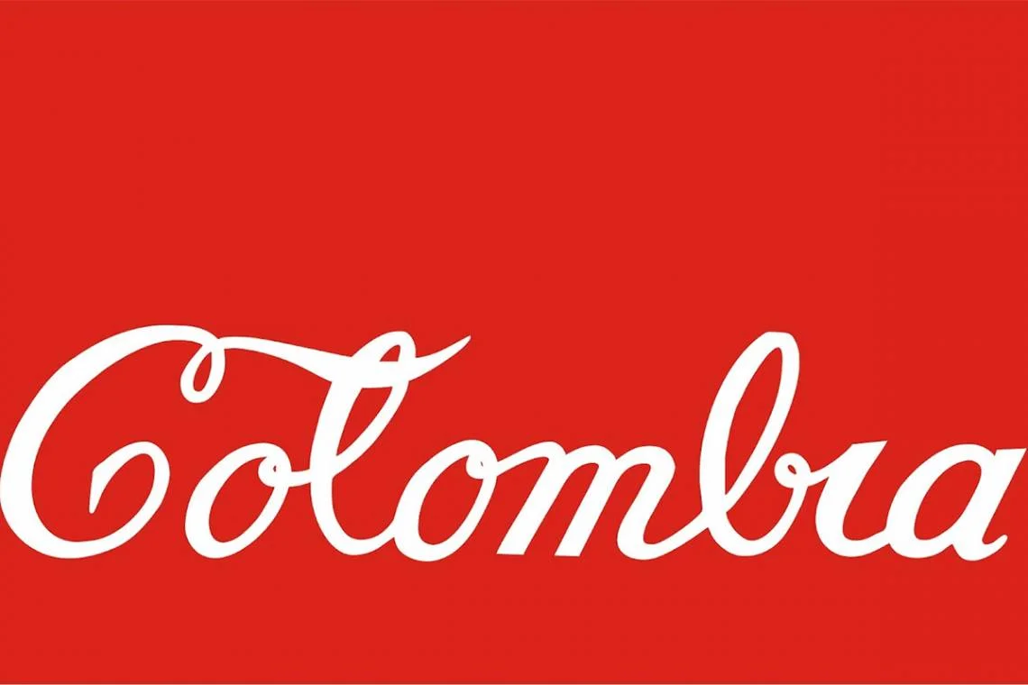 Antonio Caro, Colombia Coca-Cola , 1976. Enamel on sheet metal, edition 11/ 25, 19.5 x 27.5 inches (49.53 x 69.85 x 2.86 cm). Collection of the MIT List Visual Arts Center, Cambridge, Massachusetts. Purchased with funds from the Alan May Endowment.