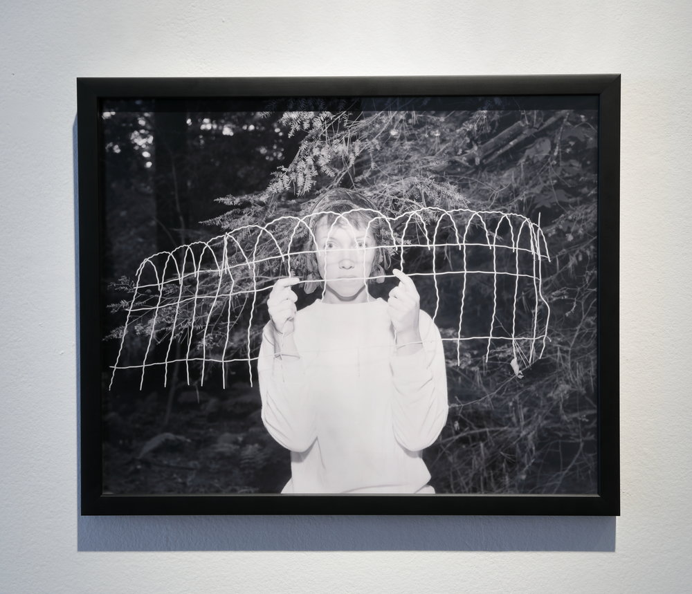   Cindy Neuschwander,   Untitled, (Self Portrait – Highlands, NC) , 1986  Photograph, Ed. of 3 + 1 exhibition copy  Courtesy of Jay Barrows, photo by David Hunter Hale 