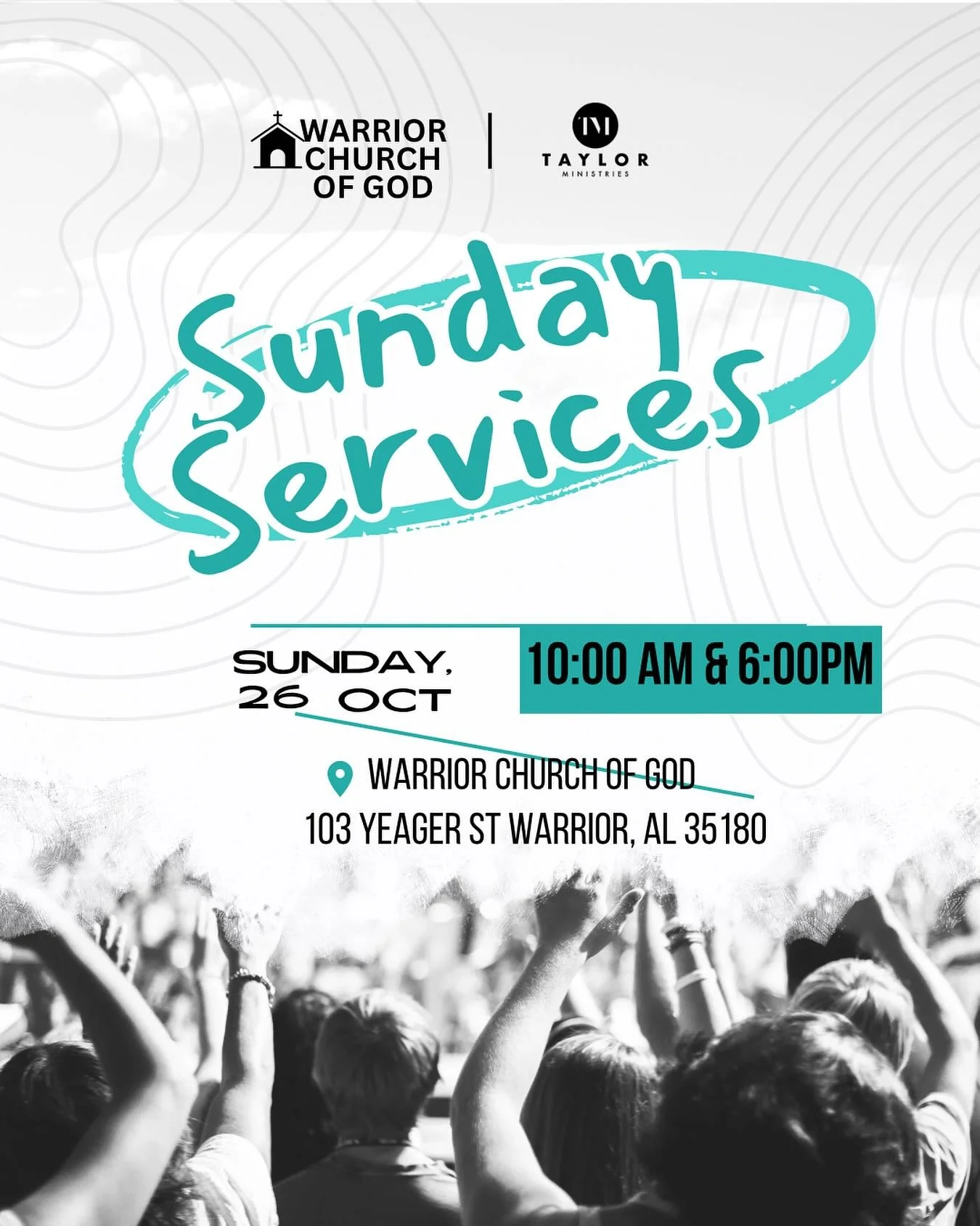 Come be with us tomorrow at Warrior Church of God in Warrior, AL at 10AM &amp; 6PM. If you need healing in your body, if you need a word from God or you just need a refreshing in God&rsquo;s presence, don&rsquo;t miss these services! We have a seat w