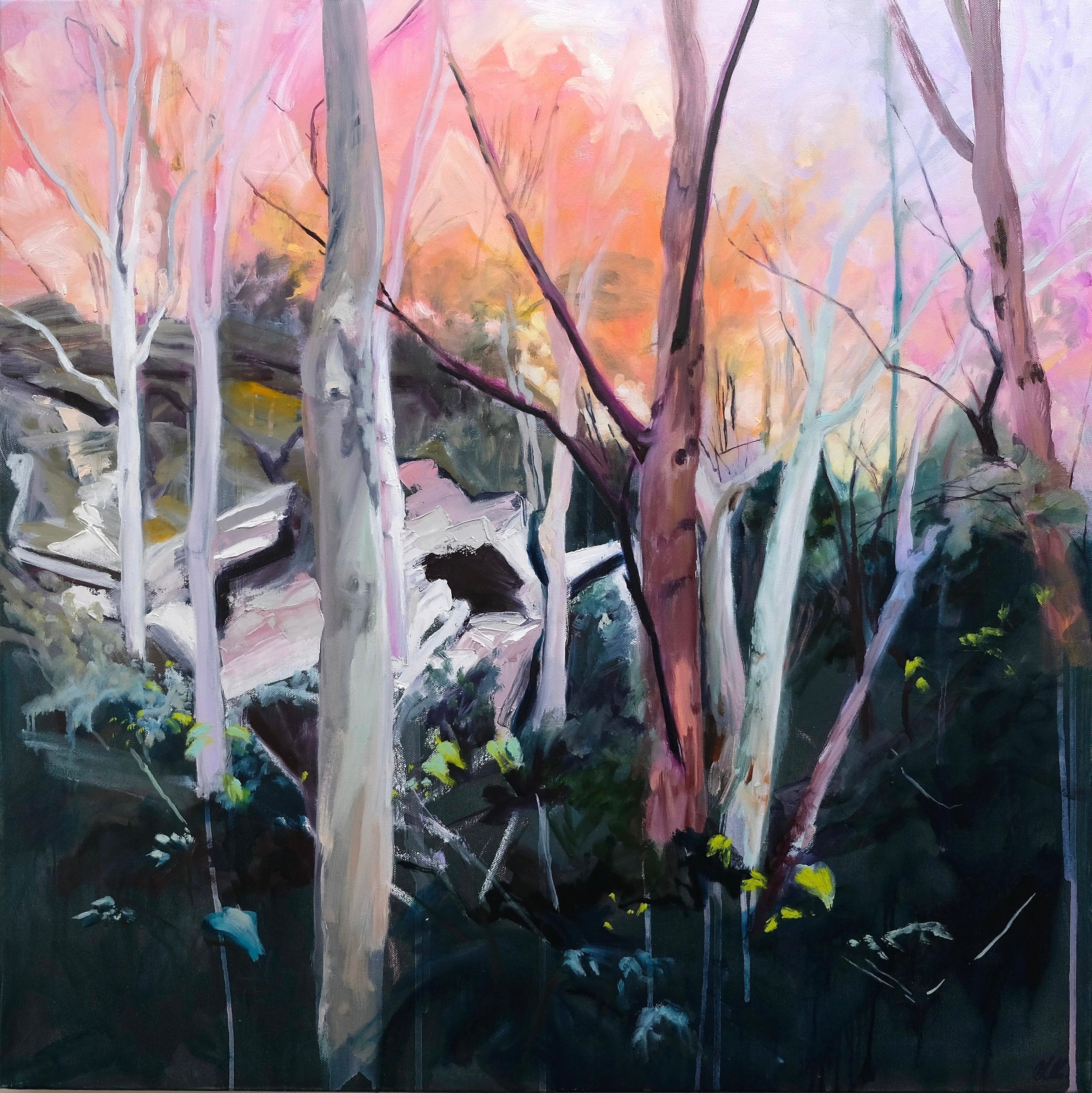 Spirit Place 2022 oil on cotton duck 83 x 83cm