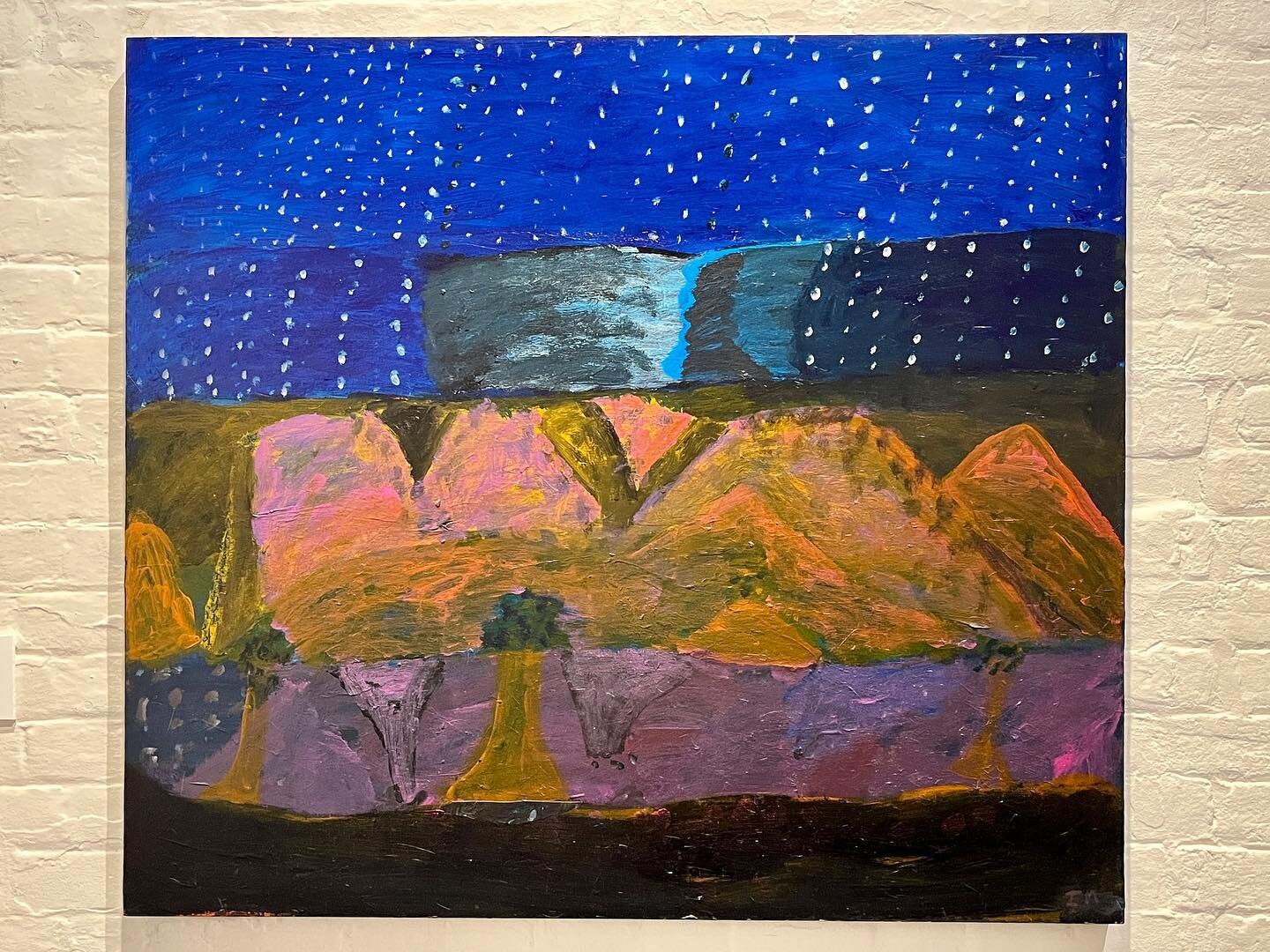 Idris Murphy: master of the grid, alternative viewpoints, metallic-charged colour ☆

Idris was one of my first teachers at COFA (UNSW) back in the early 1990&rsquo;s. I trace my fascination for landscape painting back a long way but credit his infect