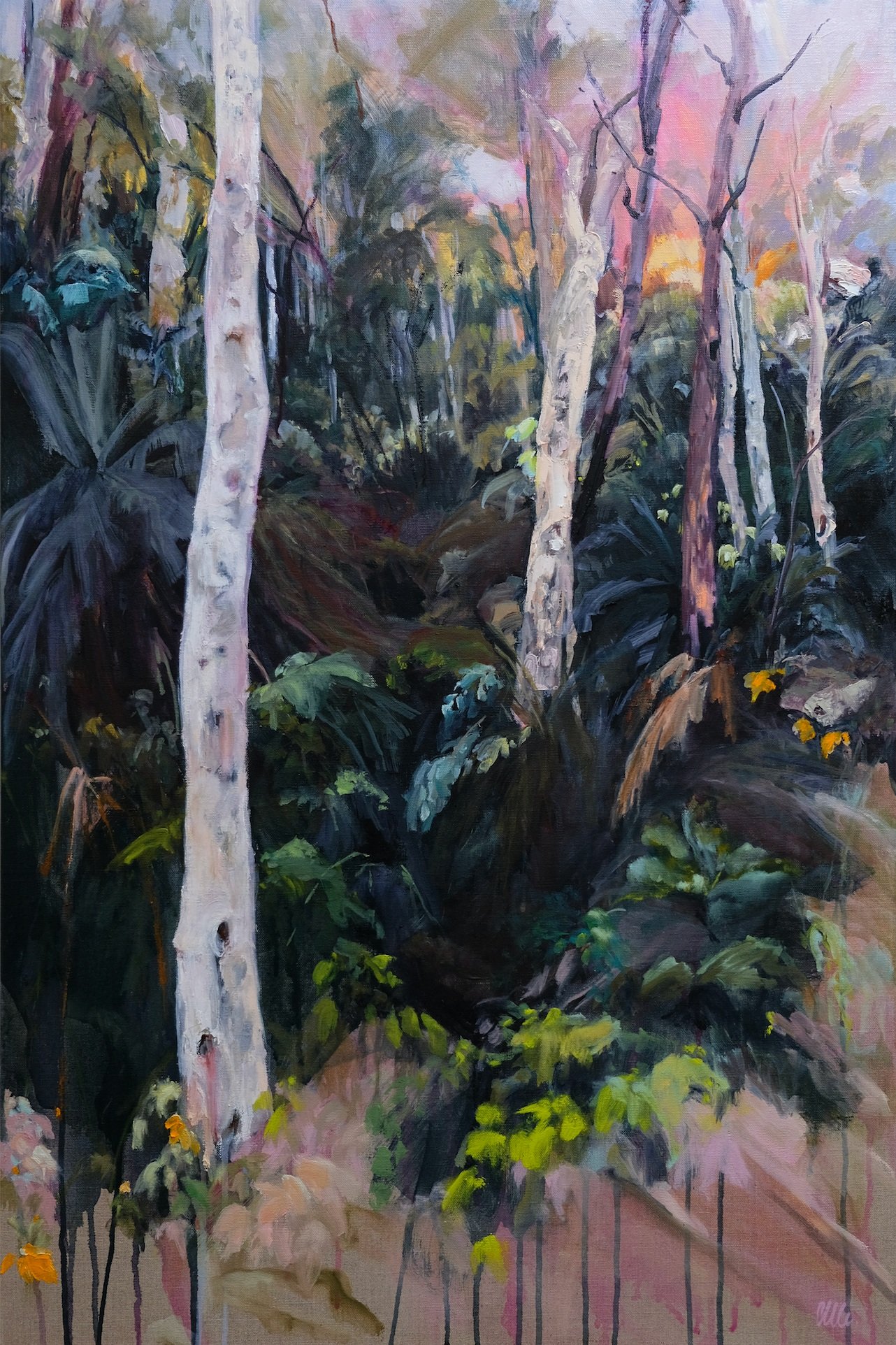 Evening Ascent 2023 oil on linen 91.5 x 61cm