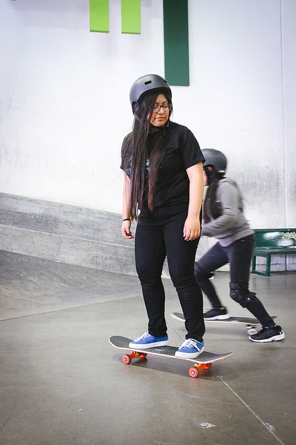 Students Skateboard in The Skatepark of Their Dreams