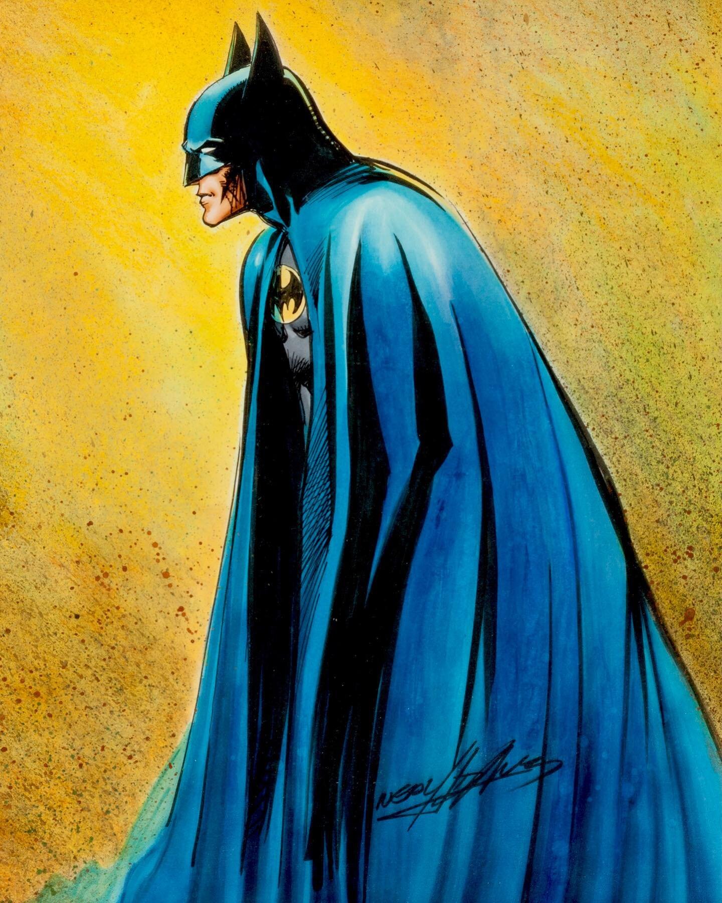 Rest In Peace to the great @thenealadams Your Batman is still my Batman. Your panels were inspiring, alive and epic. Your art always felt immortal, like it would be here forever &mdash; because of course it was, is and will be. #ripnealadams #batman 
