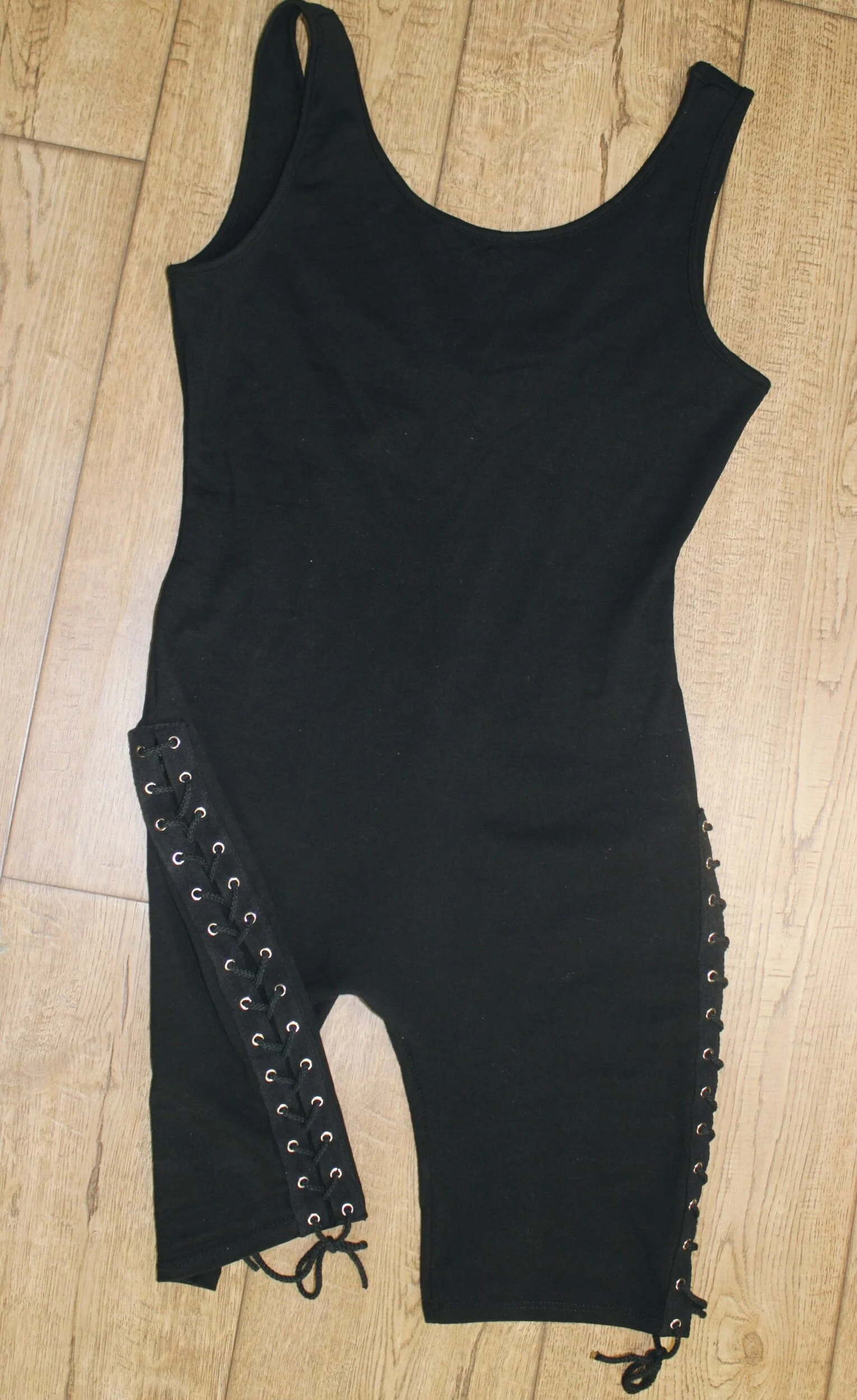 Laced Up Romper