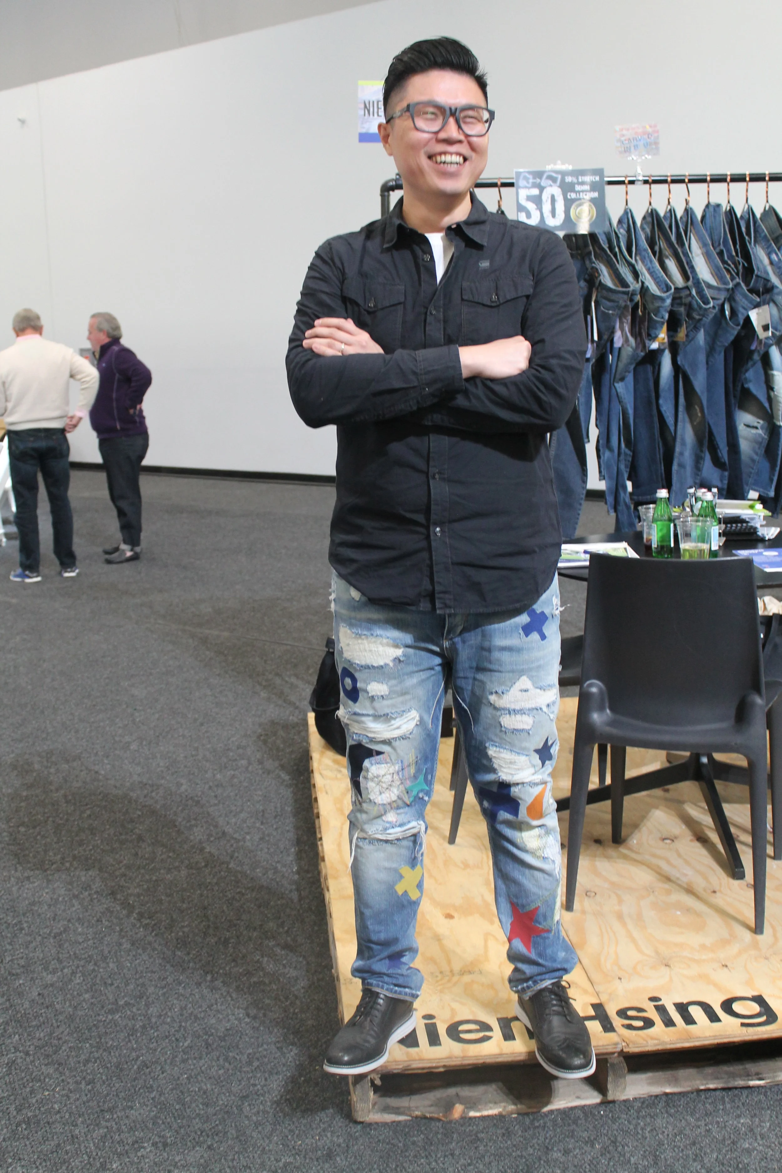 Funky jean look