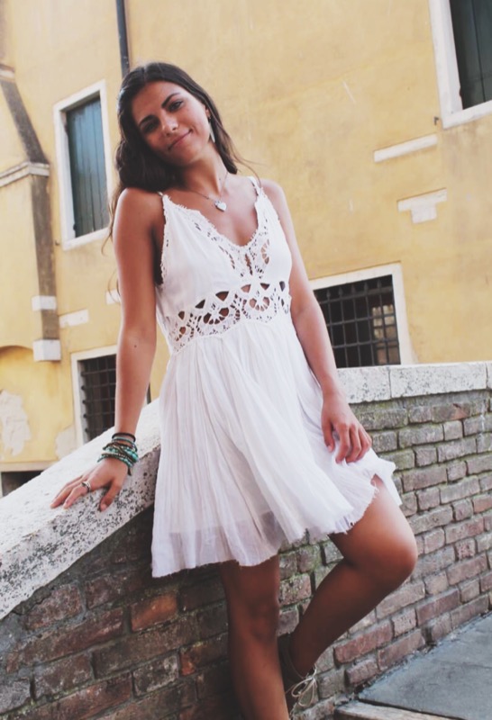 free people white sundress
