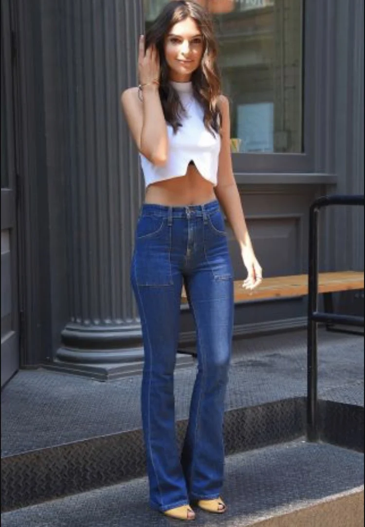 Diane Kruger in altered jeans