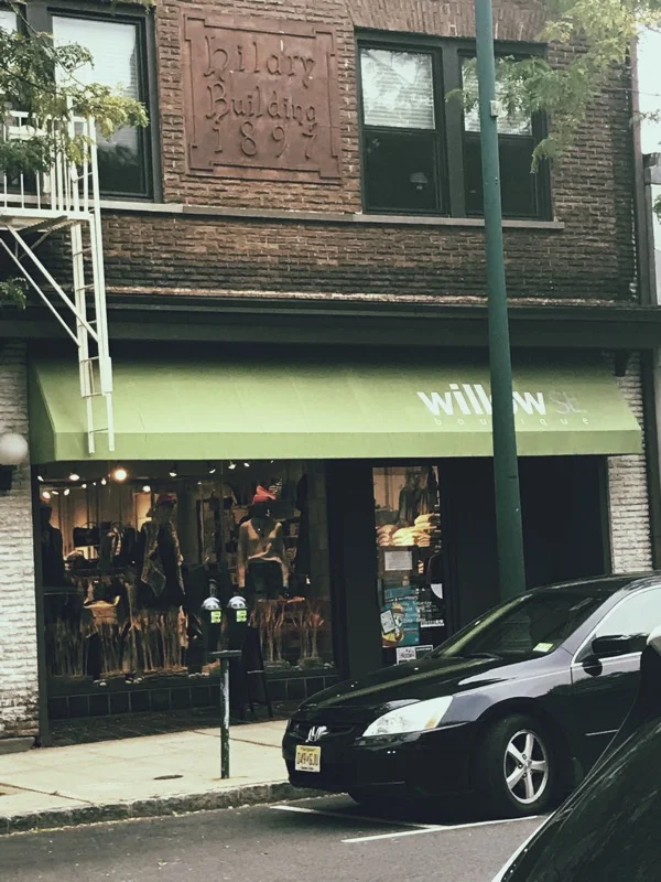 Willow Street merchandising- the exterior