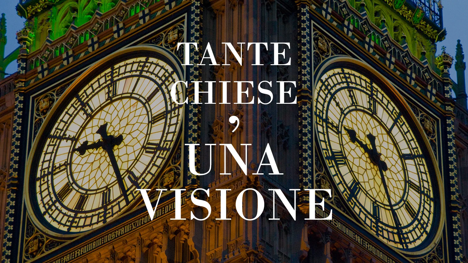 Chiese con una missione di fronte al Big Ben orologio di torre in londra in Inghilterra
