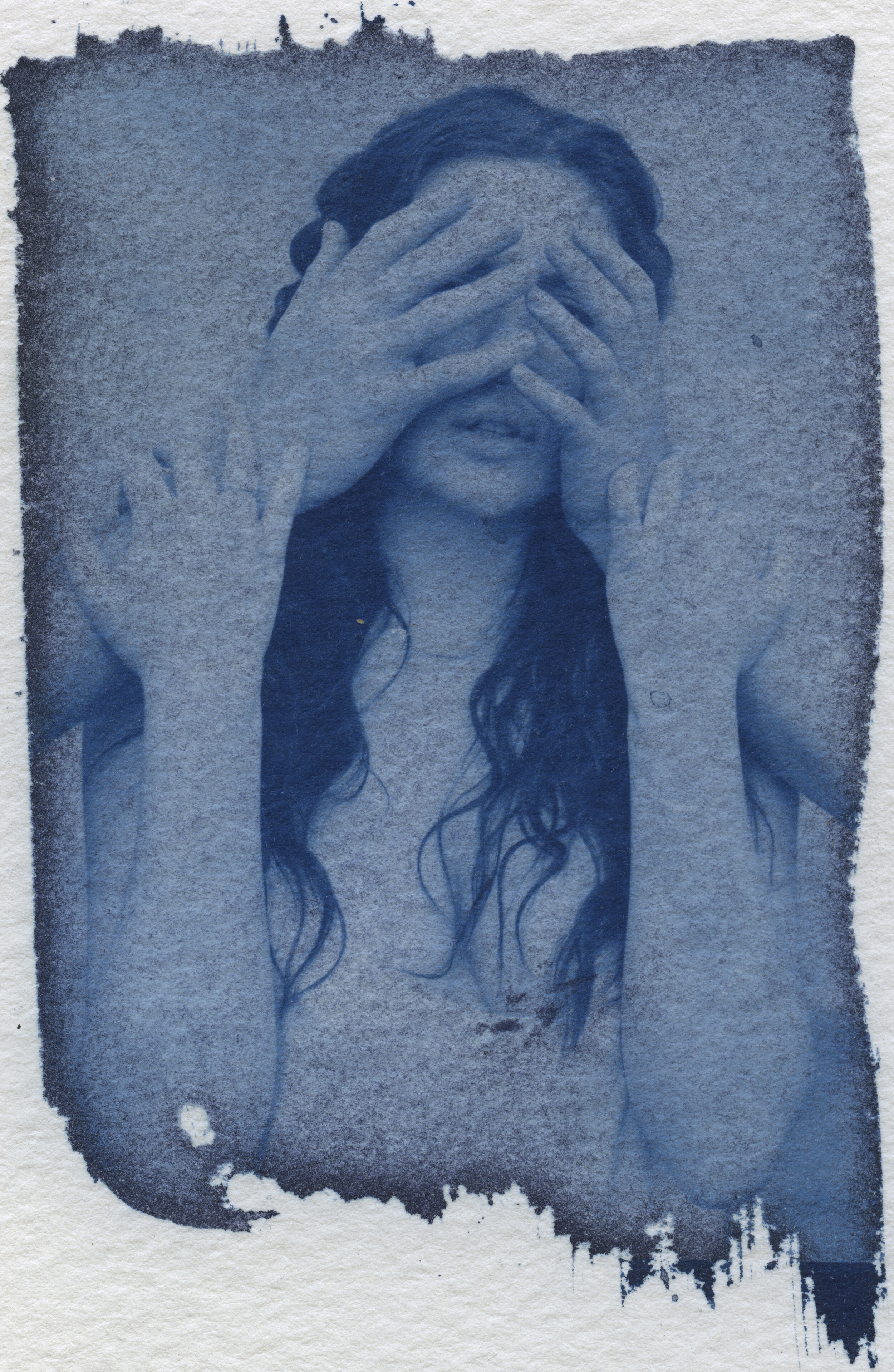  Cyanotype on watercolor paper    2018    4” x 5” 