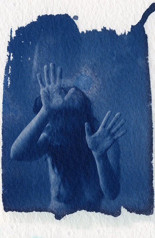  Cyanotype on watercolor paper    2018    4” x 5” 