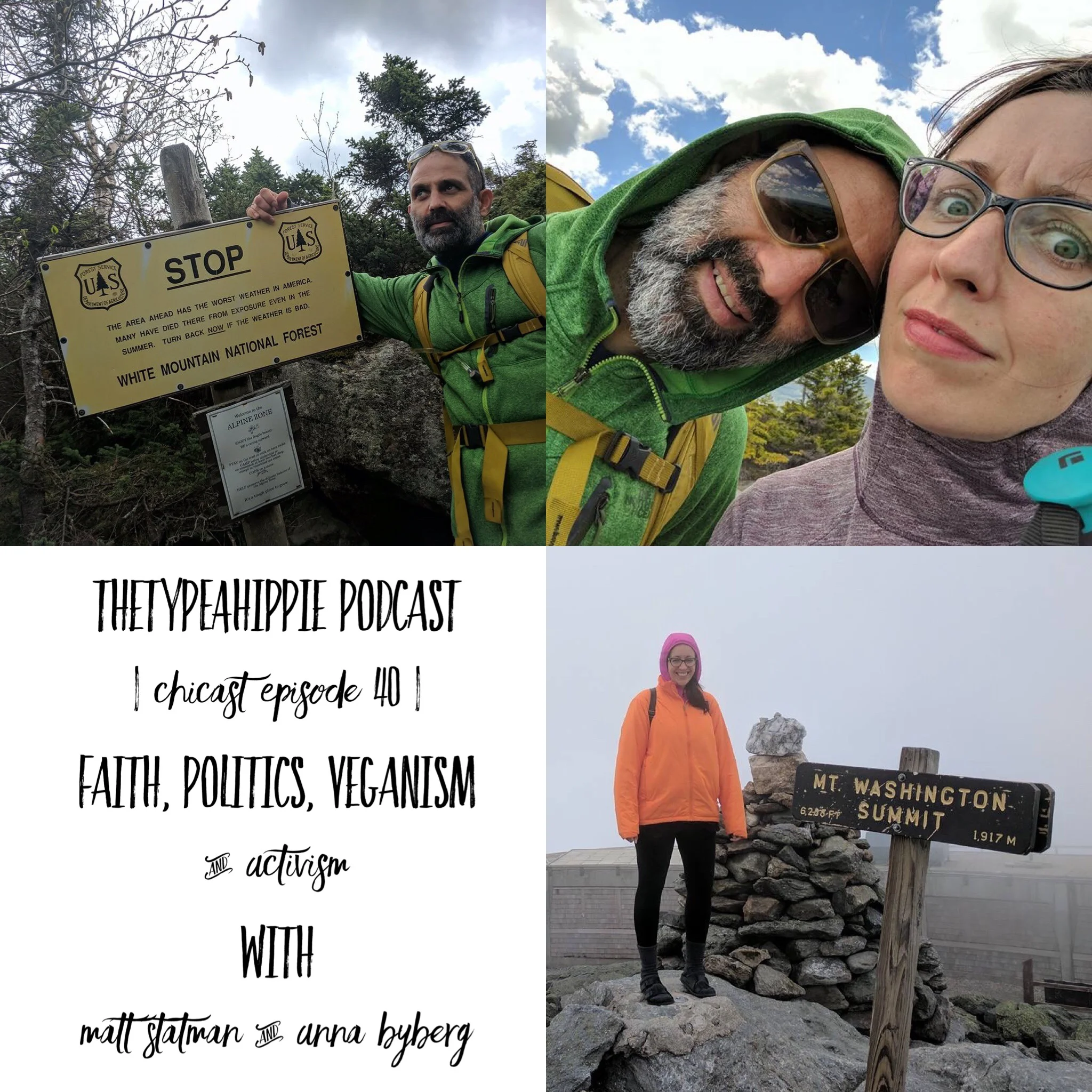 40 | theTYPEAhippie Podcast | ChiCast: Faith, Politics, Veganism & Activism (Matt Statman & Anna Byberg)