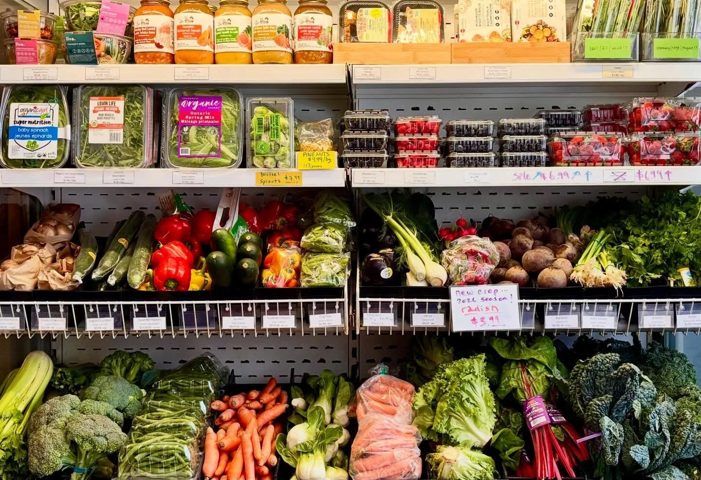 Freshest fruits and veggies in town!