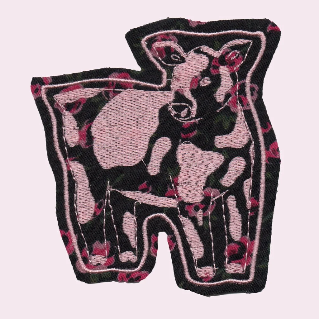 cow patch - floral