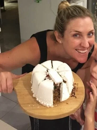 Our cake was kept in my MIL’s freezer for 10 years!