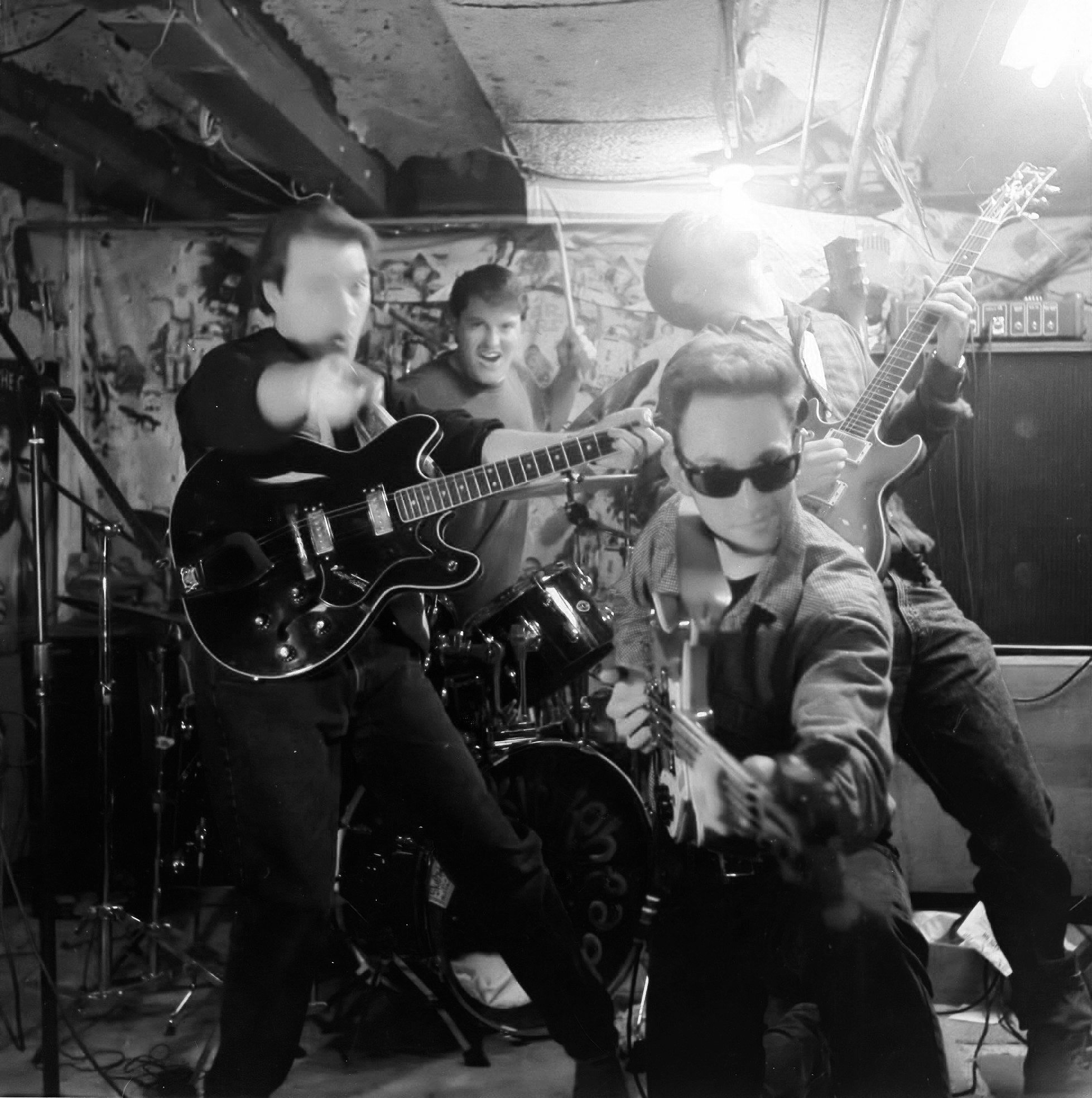   The Eddies , circa 1994 Jeff Mellin, Jack Dean, Sam Longley, &amp; Jake Guralnick. (Photo by Brian Corbett) 