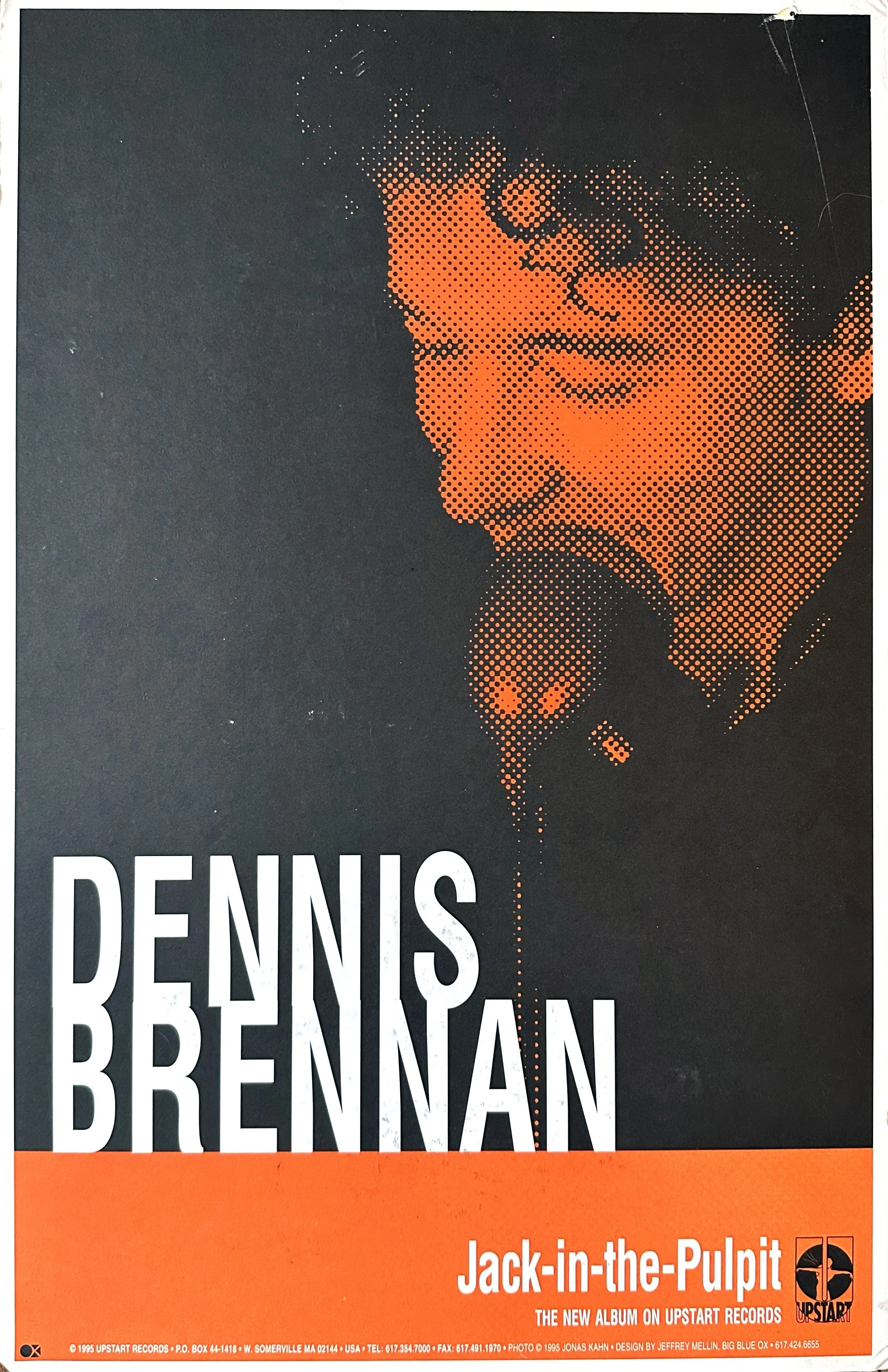 Poster for  Dennis Brennan ,   Jack-In-The-Pulpit   on  Upstart/Rounder Records , 1995