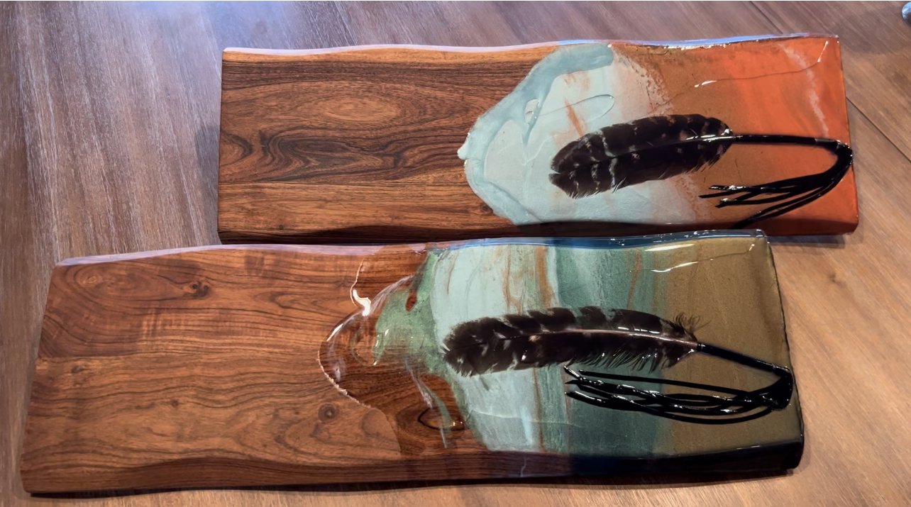 Custom color arrangements with Prayer Feather
