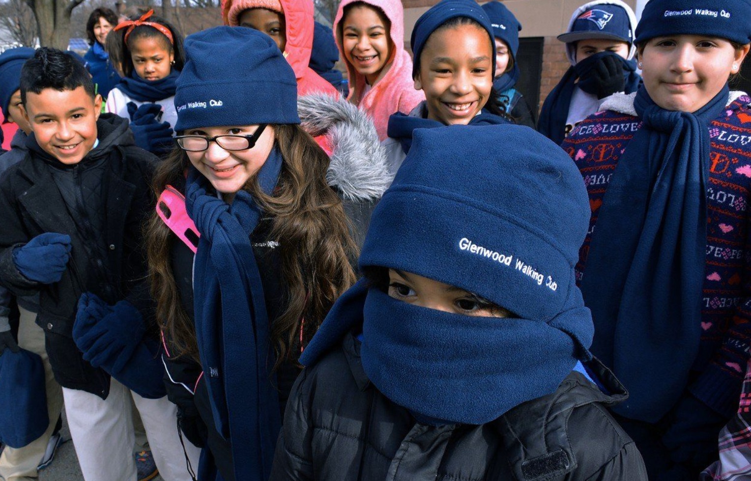 Glenwood School walking club