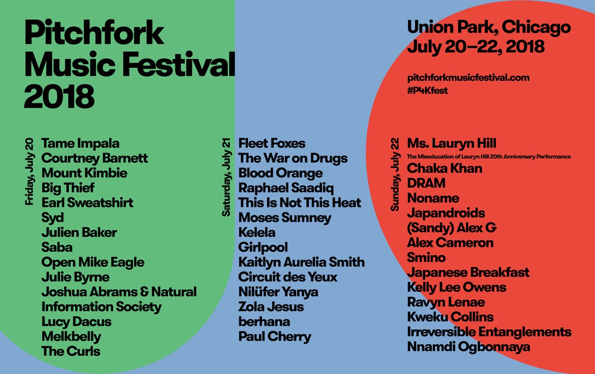 Pitchfork Music Festival Announces Full Lineup