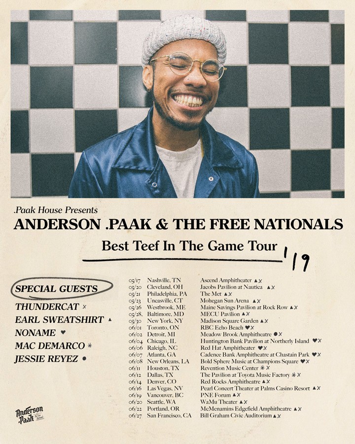 Anderson .Paak Announces New Album and Tour