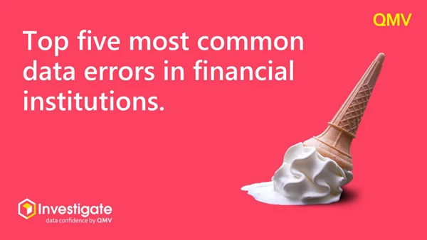 What Are The Most Common Data Errors In Financial Institutions?