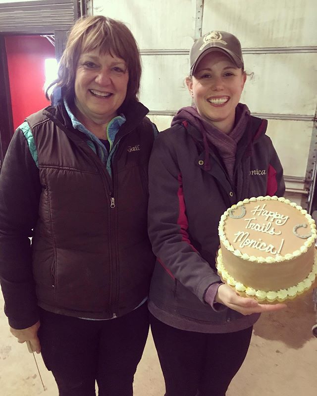 Happy Trails Monica!!
We wish you the best of luck as a new stay at home mom! While we will miss you dearly, we know you will cherish this special time with your girls. Thank you for all of your hard work over the years & dedication as a trainer & coworker. We will miss seeing you every day! We love you!! ❤️❤️❤️