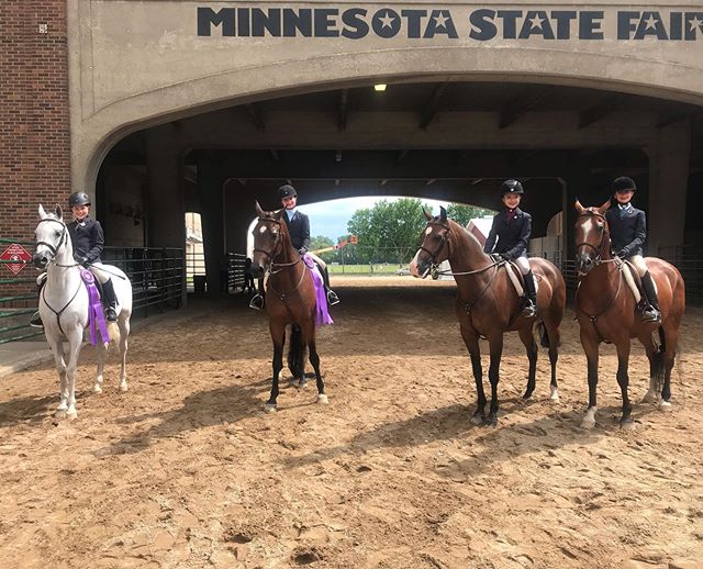 Wrapped up Region 10 with some well deserved championships and great rides!
CHAMPION:
Sprat and Brooke - Hunt seat Eq 15-18
Abby and Sparkle - Arabian Hunt Pl Mares/Stallions
RESERVE:
Finn and Gretchen - Hunt Seat Eq 14 and under
Pacino and Ellie - Walk/Jog Western Pl
DC and Katherine - PB Hunt Pl JTR 15-18
TOP 5:
Addison and King - Hunt seat Eq 15-18
Julia/Indy and Ellie/Finn - Walk/Trot Hunt Pl
Danny and Jen - Arabian gelding halter ATH
Tilly and Martha - HA CEP AAOTR