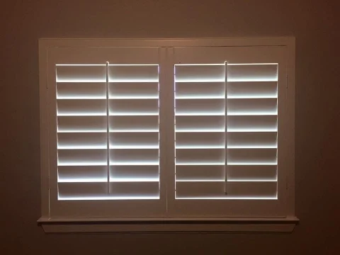 4 1/2" Louvers - most contemporary look - most light allowance when open - least amount of lines in window
