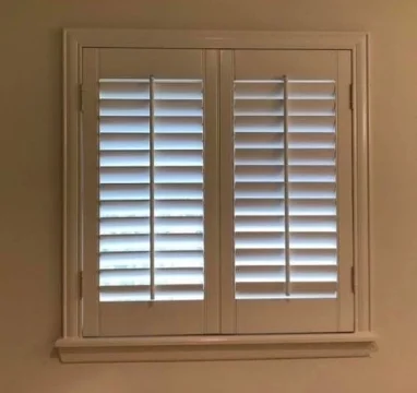 2 1/2" LOUVERS - most traditional look - more privacy when open