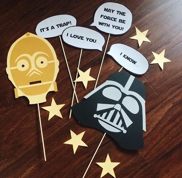 In her free time, Leticia Anaya loves to craft and design her own projects, like these Star Wars-themed party details for her son's birthday celebration.