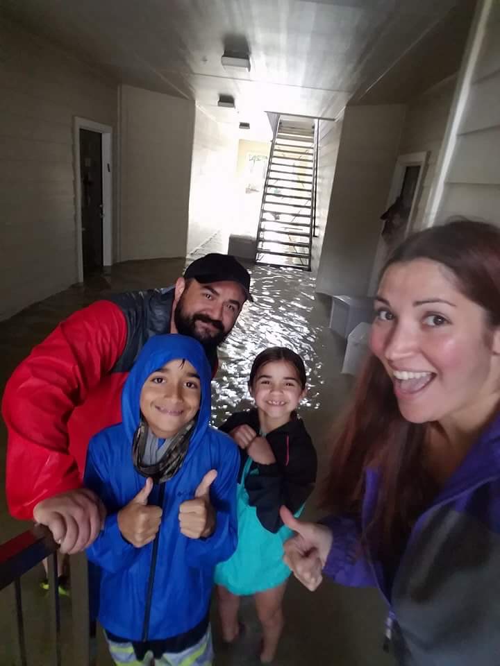 Coppelia keeps a positive &amp; cheerful attitude, even as the first floor of her building is beginning to flood. At the time of posting, Coppelia and her family got word that flooding is expected to double so they will be evacuating soon.