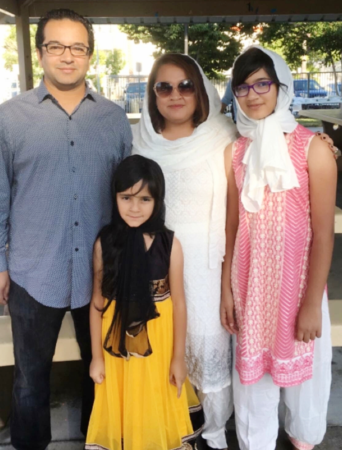 Photo: Awan Family | From L to R: Ali, Sophia, Sonia and Miriam Awan.