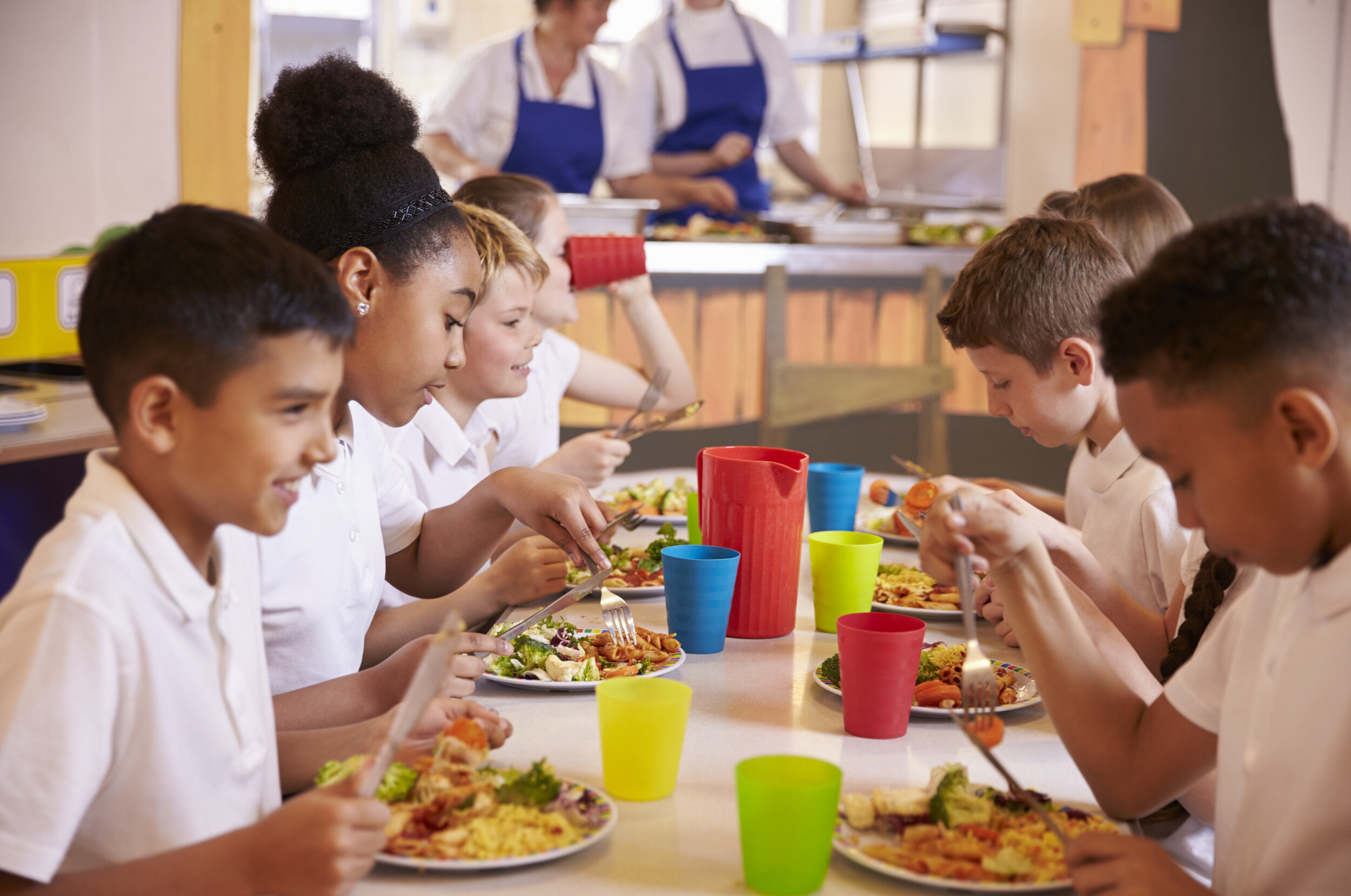 Social distancing measures will likely eliminate the Cafeteria School Experience.