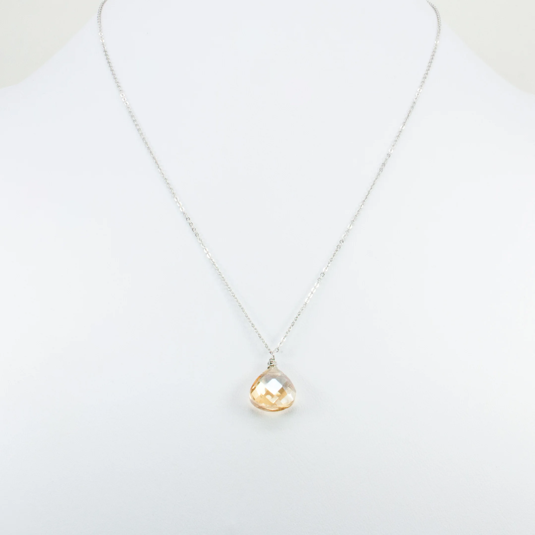 Crystal Drop Necklace