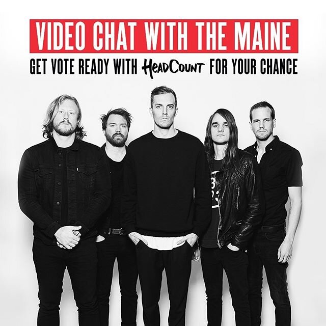 Thank you to everyone who participated in #8123Impact Day! @themaineband used theirs to launch their new partnership with @headcountorg ! One of the most important ways you as an American can use your voice is to vote in the upcoming election. Check 